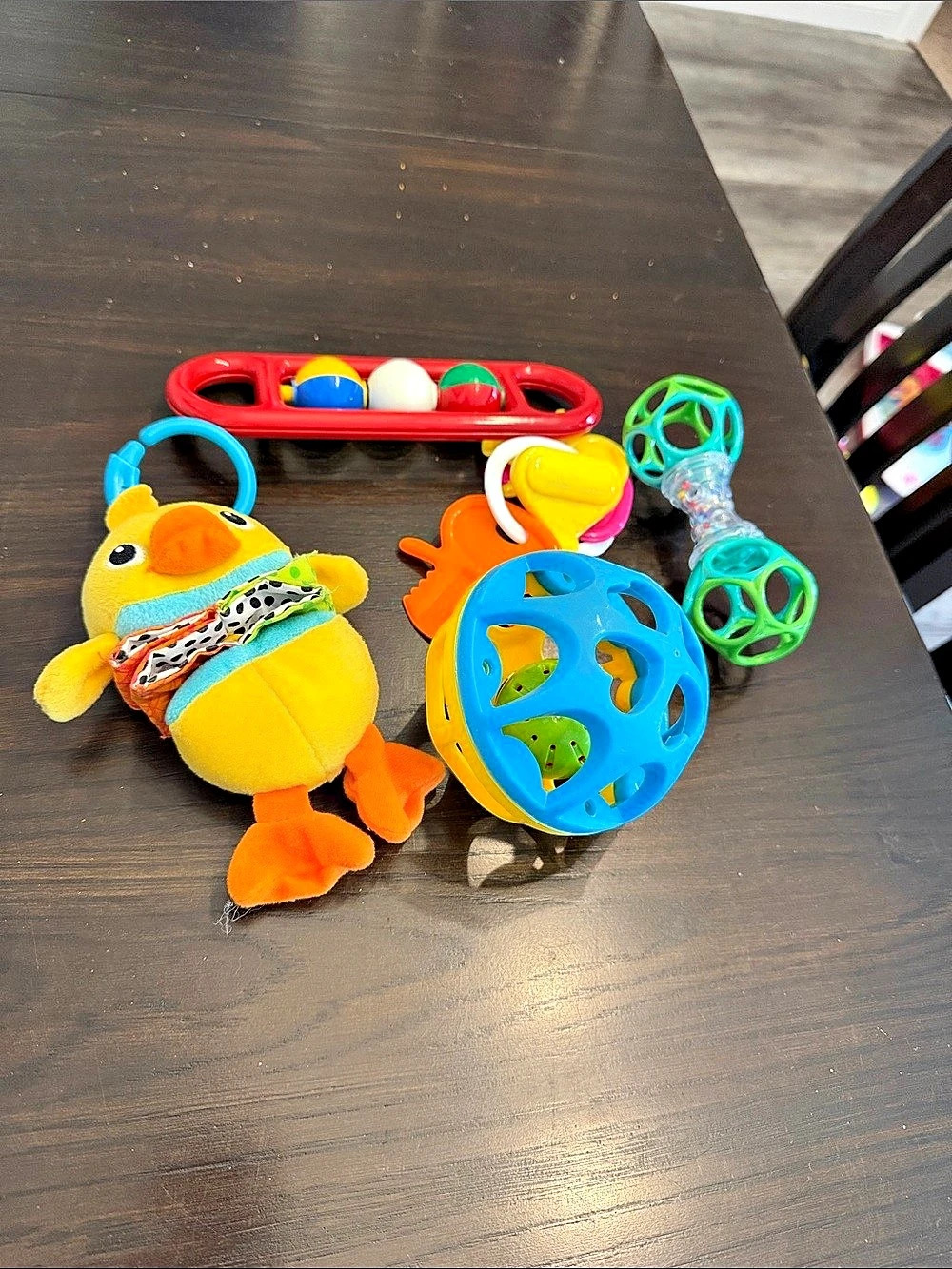 Bright Starts Baby Toy Assortment Blue & Yellow